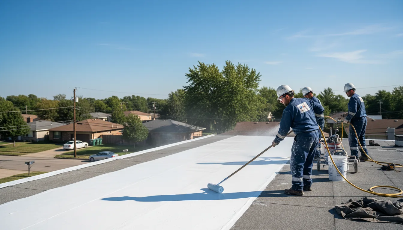 Commercial roof coating in Broad Top, PA near me